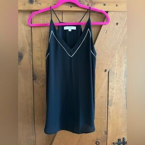 LOFT Elegant Black Spaghetti Strap Top Sz SP